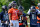 LAKE FOREST, IL - JULY 27: Chicago Bears quarterback Justin Fields (1) looks on during the the Chicago Bears Training Camp on July 27, 2022 at Halas Hall in Lake Forest, IL. (Photo by Robin Alam/Icon Sportswire via Getty Images)