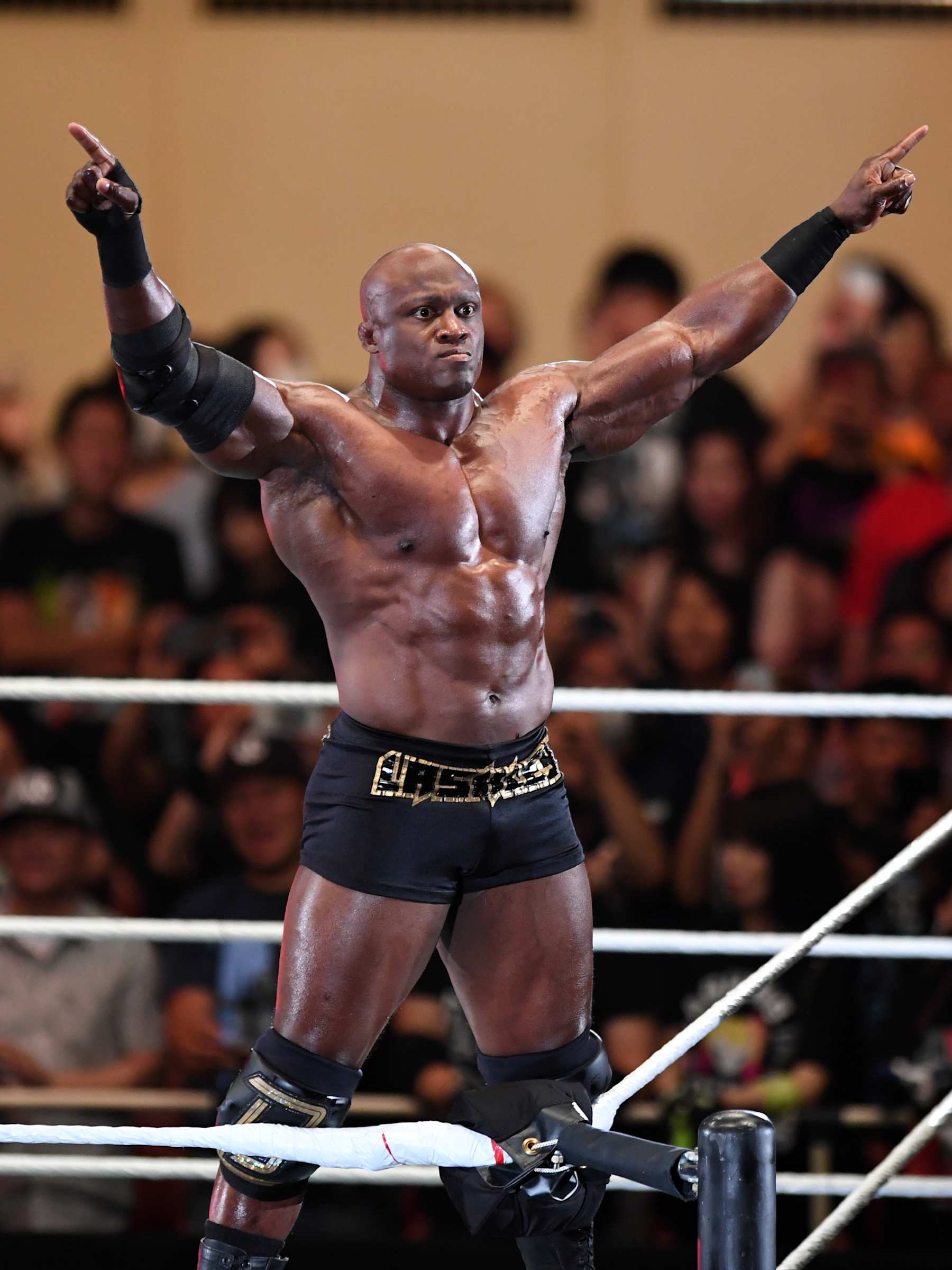 Bobby Lashley Beats Swerve Strickland at AEW Full Gear 2024 via Hurt Lock, image size:1800x2400