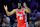 PHILADELPHIA, PENNSYLVANIA - DECEMBER 20: Joel Embiid #21 of the Philadelphia 76ers celebrates a basket during a game against the Charlotte Hornets at the Wells Fargo Center on December 20, 2024 in Philadelphia, Pennsylvania. NOTE TO USER: User expressly acknowledges and agrees that, by downloading and or using this photograph, User is consenting to the terms and conditions of the Getty Images License Agreement. (Photo by Emilee Chinn/Getty Images)