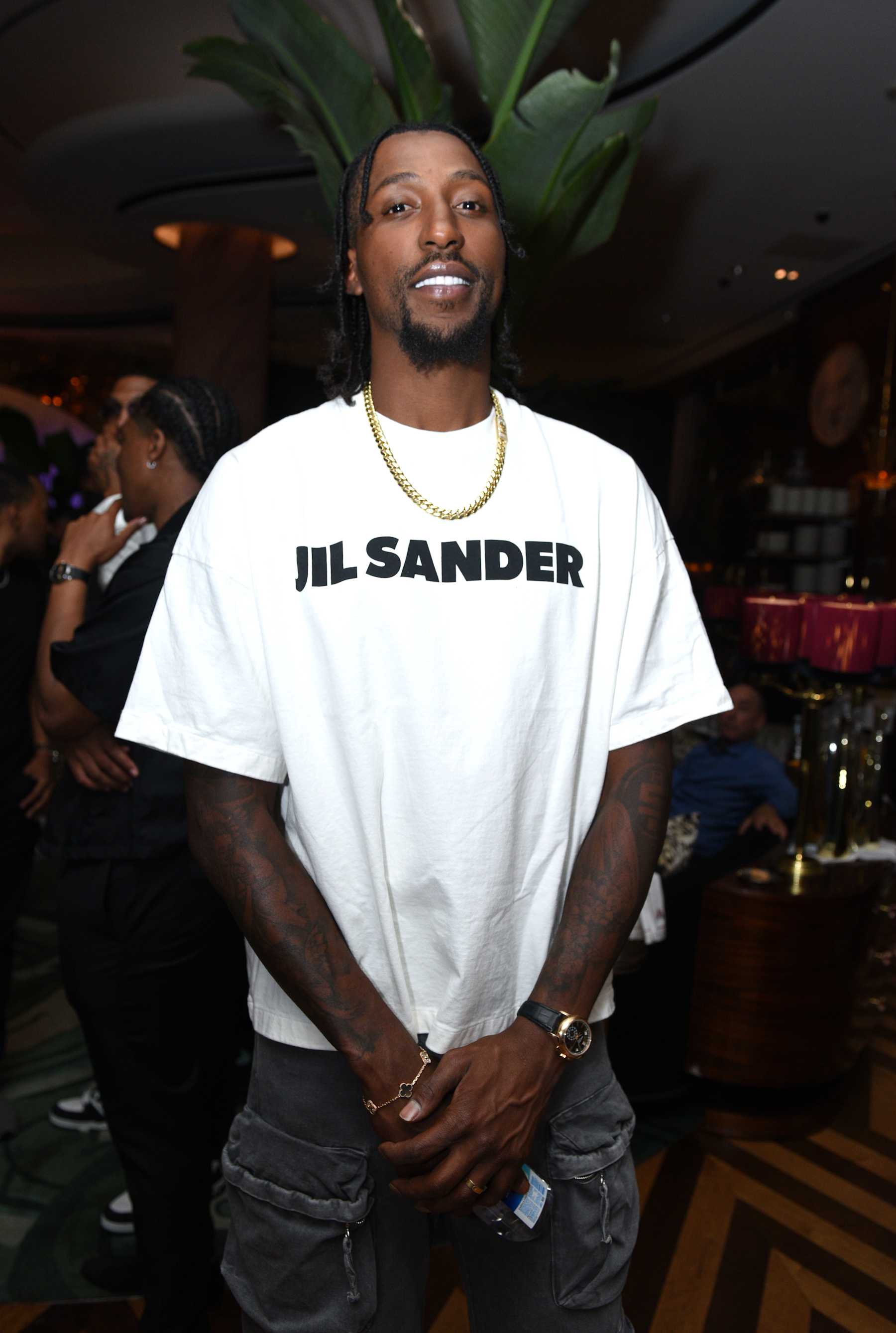 LAS VEGAS, NEVADA - JULY 13: (EXCLUSIVE COVERAGE) Kentavious Caldwell-Pope attends the DraftKings x Delilah Las Vegas Summer League Party at Delilah at the Wynn Las Vegas on July 13, 2024 in Las Vegas, Nevada. (Photo by Vivien Killilea/Getty Images for The h.wood Group )