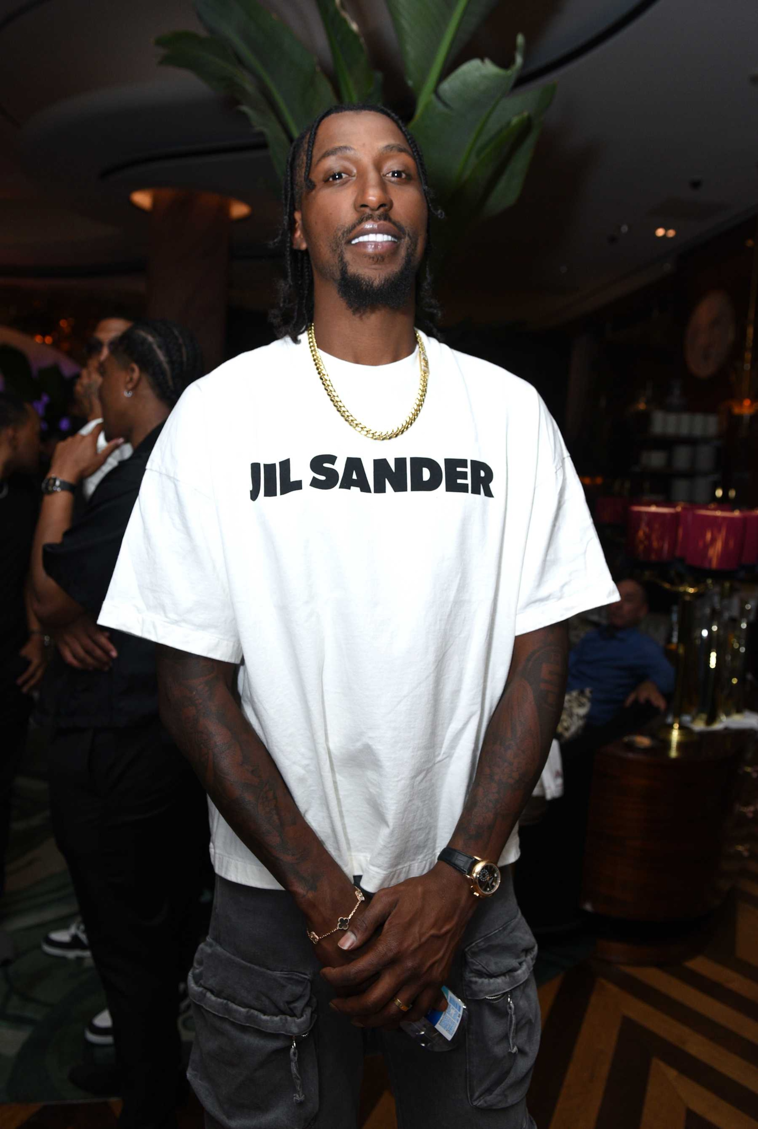 LAS VEGAS, NEVADA - JULY 13: (EXCLUSIVE COVERAGE) Kentavious Caldwell-Pope attends the DraftKings x Delilah Las Vegas Summer League Party at Delilah at the Wynn Las Vegas on July 13, 2024 in Las Vegas, Nevada. (Photo by Vivien Killilea/Getty Images for The h.wood Group )