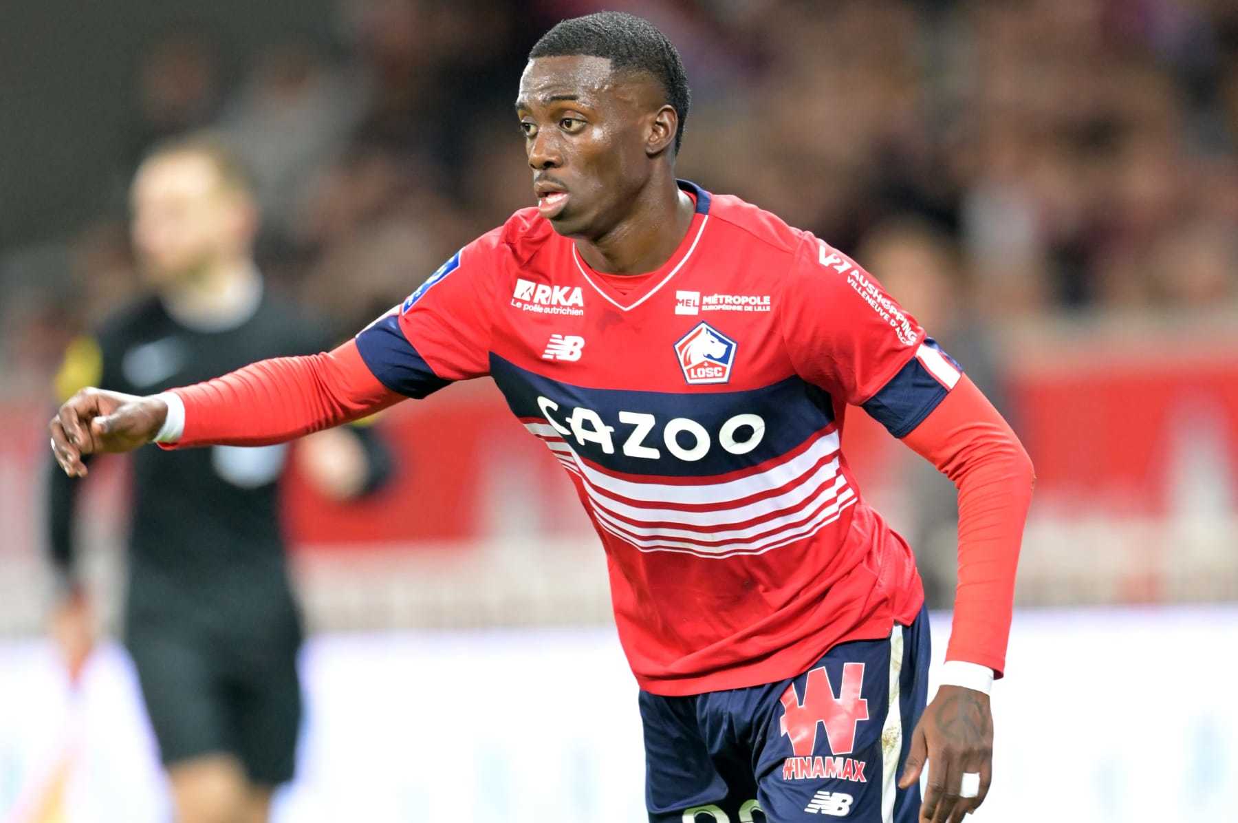 LILLE - Timothy Weah of LOSC Lille. during the French Ligue 1 game between Lille OSC and Estac Troyes AC at Pierre-Mauroy Stadium on January 15, 2023 in Lille, France. AP | Dutch Height | Gerrit van Cologne (Photo by ANP via Getty Images)
