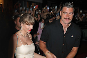 Photo: Travis Kelce, Taylor Swift Attend Model Karen Elson, Lee Foster's Wedding
