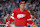 Canadian professional hockey player Bob Probert of the Detroit Red Wings has a black eye during a road game, early 1990s. (Photo by Brian Miller/Getty Images)