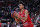 PARIS, FRANCE - APRIL 28: Zaccharie Risacher of Bourg en Bresse Basket runs with the ball during the Betclic Elite match between Paris and Bourg en Bresse Basket at Adidas Arena on April 28, 2024 in Paris, France. (Photo by Aurelien Meunier/Getty Images)