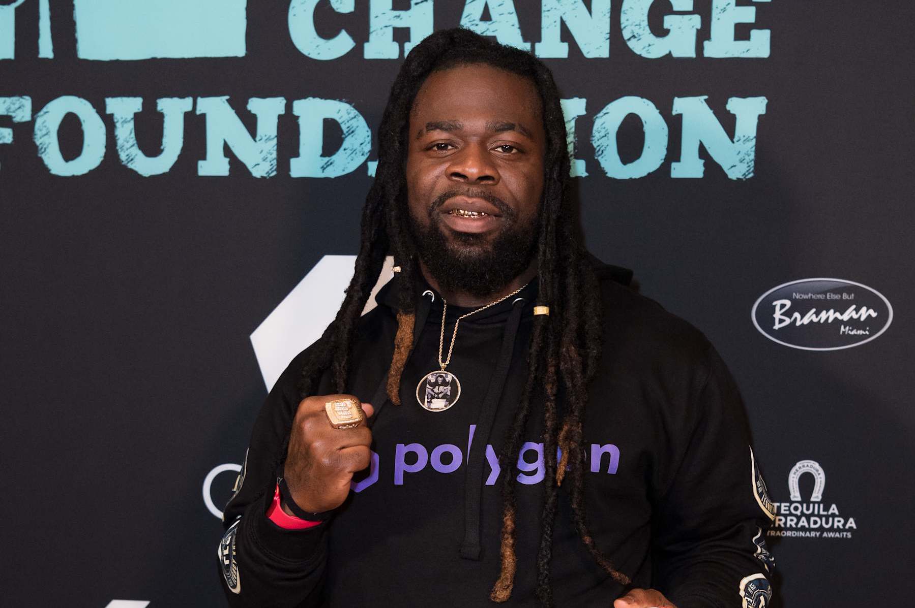 MIAMI BEACH, FLORIDA - MAY 14: MMA Fighter Kevin "Baby Slice"Ferguson attends Playing For Change Foundation's 2022 Impact Awards at Faena Forum on May 14, 2022 in Miami Beach, Florida. (Photo by Jason Koerner/Getty Images)