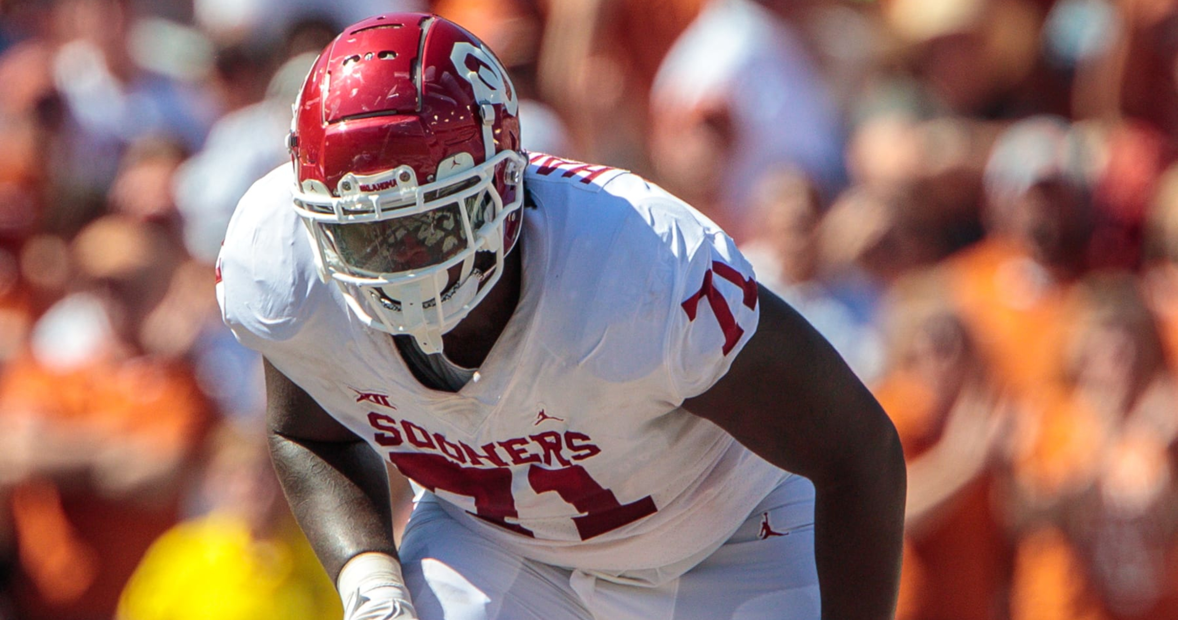 OL Anton Harrison (Oklahoma) Runs a 4.98-Second 40-Yard Dash at 2023 NFL  Combine