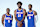 CAMDEN, NJ - SEPTEMBER 30: Tyrese Maxey #0, Joel Embiid #21, and Paul George #8 of the Philadelphia 76ers pose for a portrait during NBA Media Day on September 30, 2024 at the Philadelphia 76ers Training Complex in Camden, New Jersey. NOTE TO USER: User expressly acknowledges and agrees that, by downloading and or using this photograph, User is consenting to the terms and conditions of the Getty Images License Agreement. Mandatory Copyright Notice: Copyright 2024 NBAE (Photo by Jesse D. Garrabrant/NBAE via Getty Images)