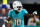 MIAMI GARDENS, FLORIDA - DECEMBER 11: Tyreek Hill #10 of the Miami Dolphins looks on at the line of scrimmage against the Tennessee Titans during the fourth quarter at Hard Rock Stadium on December 11, 2023 in Miami Gardens, Florida. (Photo by Megan Briggs/Getty Images)