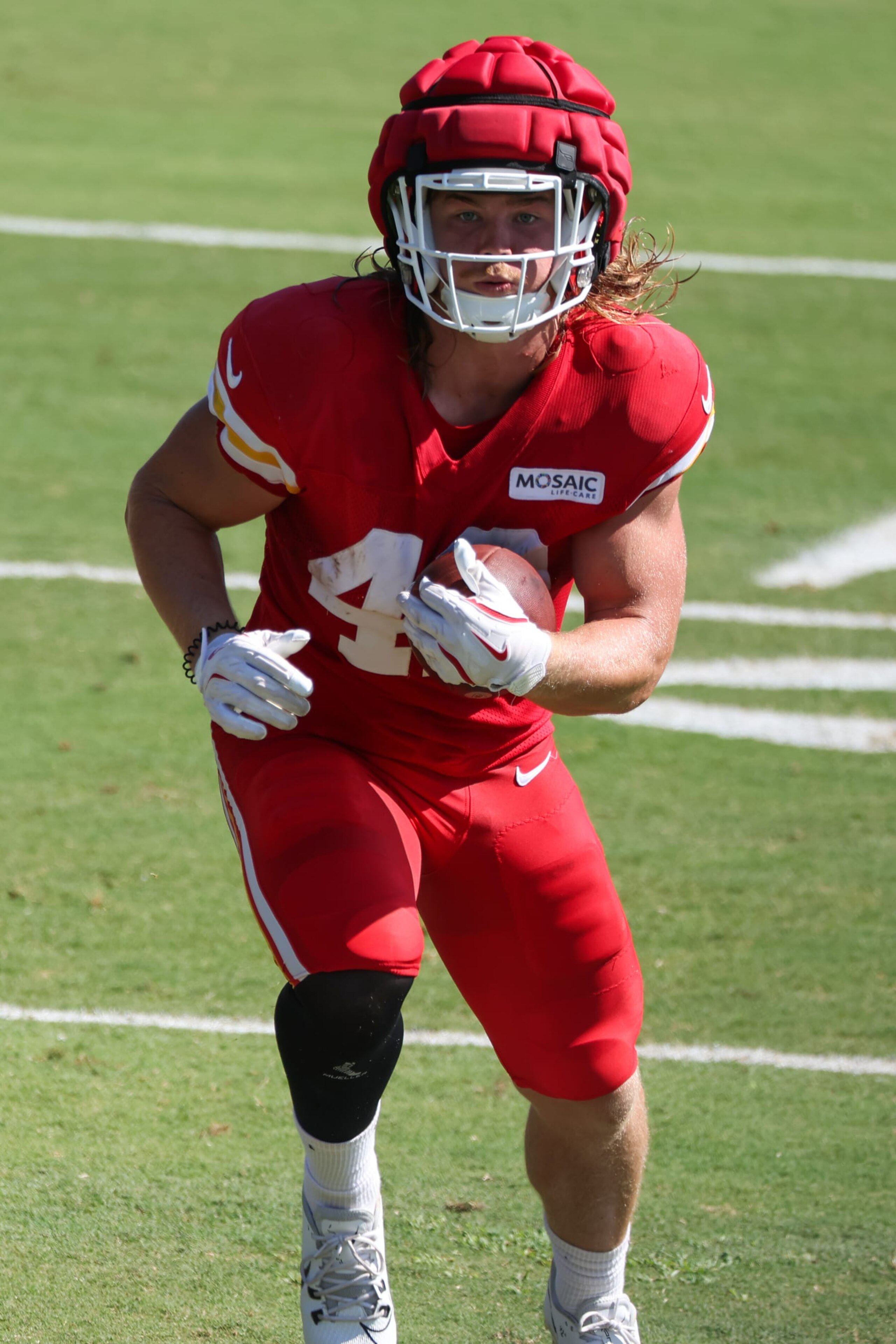Kansas City Chiefs running back Carson Steele