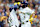 MILWAUKEE, WISCONSIN - OCTOBER 02: Blake Perkins #16 and Jackson Chourio #11 of the Milwaukee Brewers celebrate after Chourio hit a home run in the eighth inning against the New York Mets during Game Two of the Wild Card Series at American Family Field on October 02, 2024 in Milwaukee, Wisconsin. (Photo by Stacy Revere/Getty Images)
