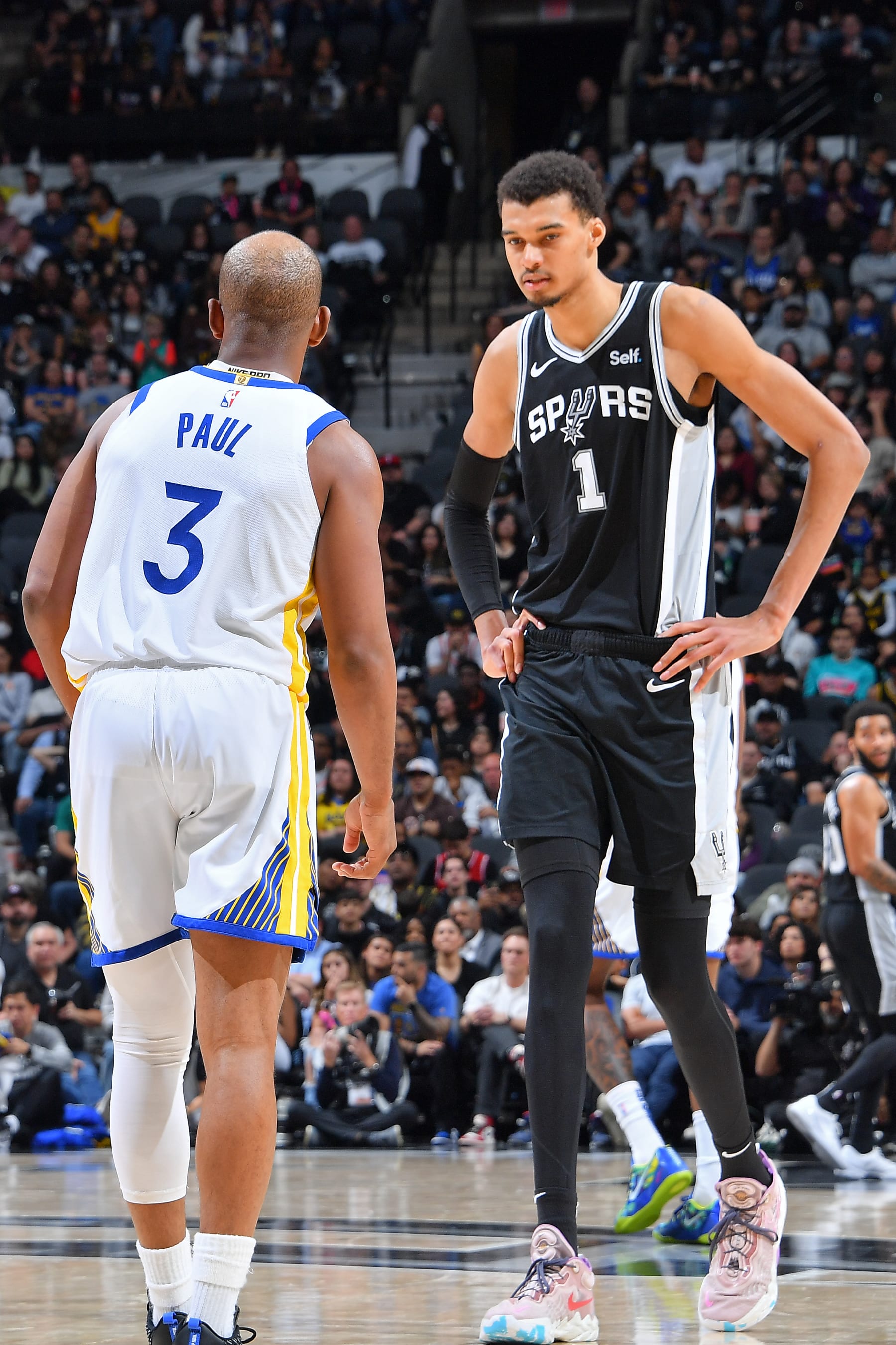 Chris Paul and Victor Wembanyama