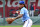 KANSAS CITY, MO - APRIL 21: Kansas City Royals shortstop Adalberto Mondesi (27) throws to first for an out during a MLB game between the Minnesota Twins and the Kansas City Royals on April 21, 2022, at Kauffman Stadium, Kansas City, MO.  (Photo by Keith Gillett/Icon Sportswire via Getty Images),