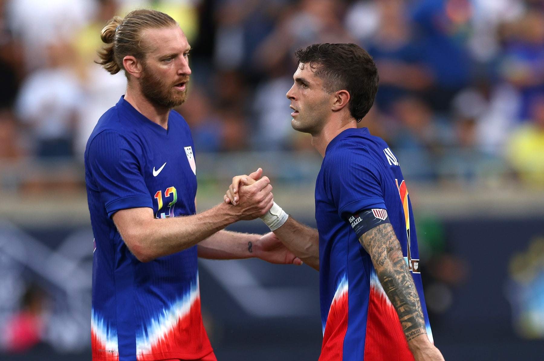 Tim Ream and Christian Pulisic.