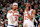 BOSTON, MA - OCTOBER 22: Mikal Bridges #25 and Josh Hart #3 of the New York Knicks look on during the game against the Boston Celtics on October 22, 2024 at TD Garden in Boston, Massachusetts. NOTE TO USER: User expressly acknowledges and agrees that, by downloading and or using this Photograph, user is consenting to the terms and conditions of the Getty Images License Agreement. Mandatory Copyright Notice: Copyright 2024 NBAE (Photo by Nathaniel S. Butler/NBAE via Getty Images)