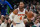 DALLAS, TX - DECEMBER 27: Derrick Rose #4 of the New York Knicks drives to the basket during the game against the Dallas Mavericks on December 27, 2022 at the American Airlines Center in Dallas, Texas. NOTE TO USER: User expressly acknowledges and agrees that, by downloading and or using this photograph, User is consenting to the terms and conditions of the Getty Images License Agreement. Mandatory Copyright Notice: Copyright 2022 NBAE (Photo by Glenn James/NBAE via Getty Images)