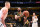 LOS ANGELES, CA - FEBRUARY 8: Anthony Davis #3 of the Los Angeles Lakers drives to the basket during the game against the Denver Nuggets on Feburary 8, 2024 at Crypto.Com Arena in Los Angeles, California. NOTE TO USER: User expressly acknowledges and agrees that, by downloading and/or using this Photograph, user is consenting to the terms and conditions of the Getty Images License Agreement. Mandatory Copyright Notice: Copyright 2024 NBAE (Photo by Andrew D. Bernstein/NBAE via Getty Images)