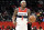 WASHINGTON, DC - JANUARY 25: Bradley Beal #3 of the Washington Wizards handles the ball against the LA Clippers at Capital One Arena on January 25, 2022 in Washington, DC. NOTE TO USER: User expressly acknowledges and agrees that, by downloading and or using this photograph, User is consenting to the terms and conditions of the Getty Images License Agreement.  (Photo by G Fiume/Getty Images)