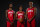 LAS VEGAS, NV - JULY 15: Tari Eason #17, TyTy Washington #0 and Jabari Smith Jr. #1 of the Houston Rockets poses for a portrait during 2022 NBA Rookie Photo Shoot on July 15, 2022 at UNLV Campus in Las Vegas, Nevada. NOTE TO USER: User expressly acknowledges and agrees that, by downloading and/or using this Photograph, user is consenting to the terms and conditions of the Getty Images License Agreement. Mandatory Copyright Notice: Copyright 2022 NBAE (Photo by Michael J. LeBrecht II/NBAE via Getty Images)