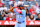 ANAHEIM, CA - AUGUST 13: Toronto Blue Jays first baseman Vladimir Guerrero Jr. (27) at bat during the MLB game between the Toronto Blue Jays and the Los Angeles Angels of Anaheim on August 13, 2024 at Angel Stadium of Anaheim in Anaheim, CA. (Photo by Brian Rothmuller/Icon Sportswire via Getty Images)