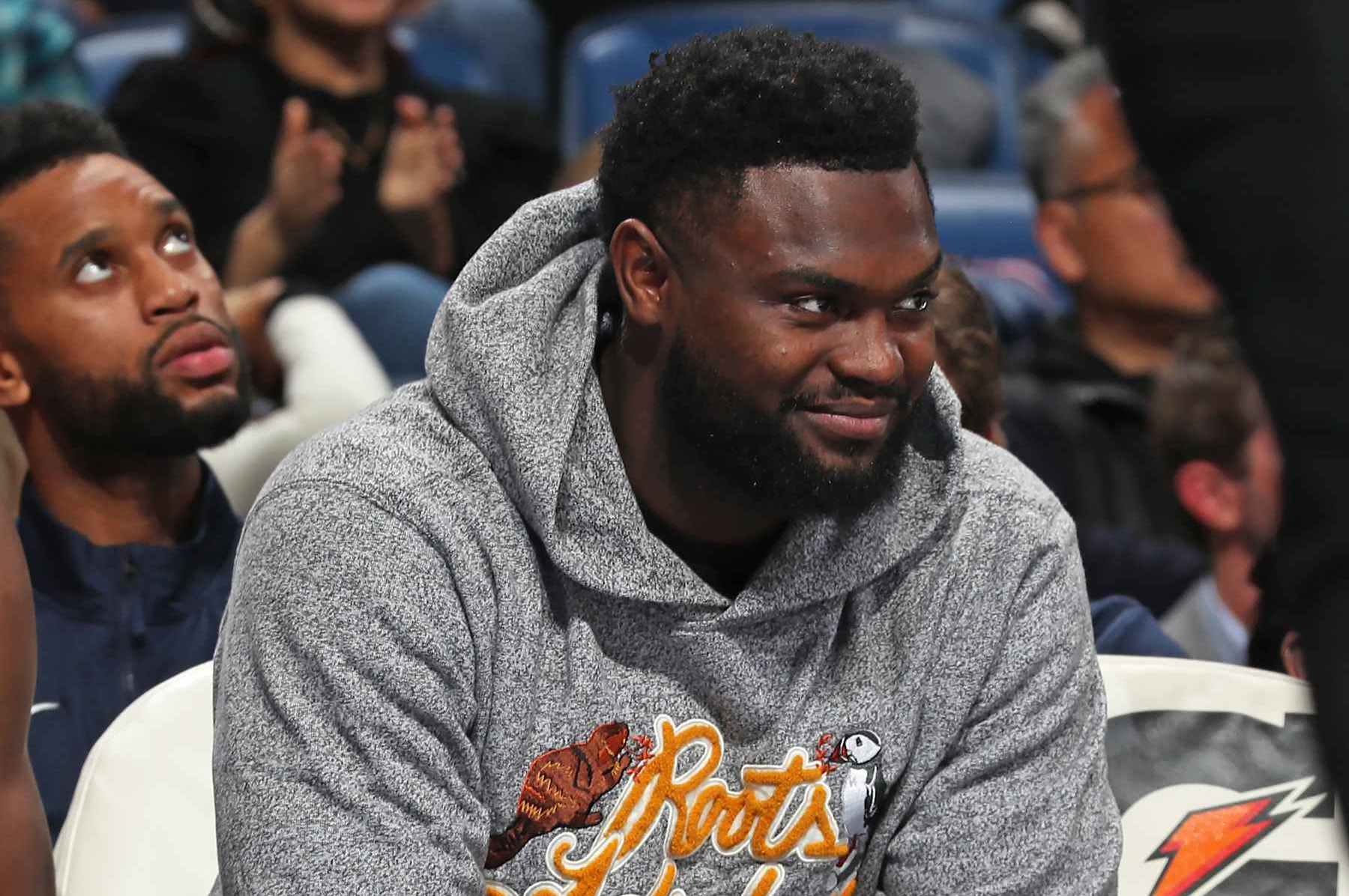 NEW ORLEANS, LA - DECEMBER 5: Zion Williamson #1 of the New Orleans Pelicans looks on during the game against the Phoenix Suns on December 5, 2024 at the Smoothie King Center in New Orleans, Louisiana. NOTE TO USER: User expressly acknowledges and agrees that, by downloading and or using this Photograph, user is consenting to the terms and conditions of the Getty Images License Agreement. Mandatory Copyright Notice: Copyright 2024 NBAE (Photo by Layne Murdoch Jr./NBAE via Getty Images)