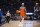 NEW ORLEANS, LA - APRIL 12: Shai Gilgeous-Alexander #2 of the Oklahoma City Thunder dribbles the ball during the game against the Minnesota Timberwolves during the 2023 Play-In Tournament on April 12, 2023 at the Smoothie King Center in New Orleans, Louisiana. NOTE TO USER: User expressly acknowledges and agrees that, by downloading and or using this Photograph, user is consenting to the terms and conditions of the Getty Images License Agreement. Mandatory Copyright Notice: Copyright 2023 NBAE (Photo by Zach Beeker/NBAE via Getty Images)