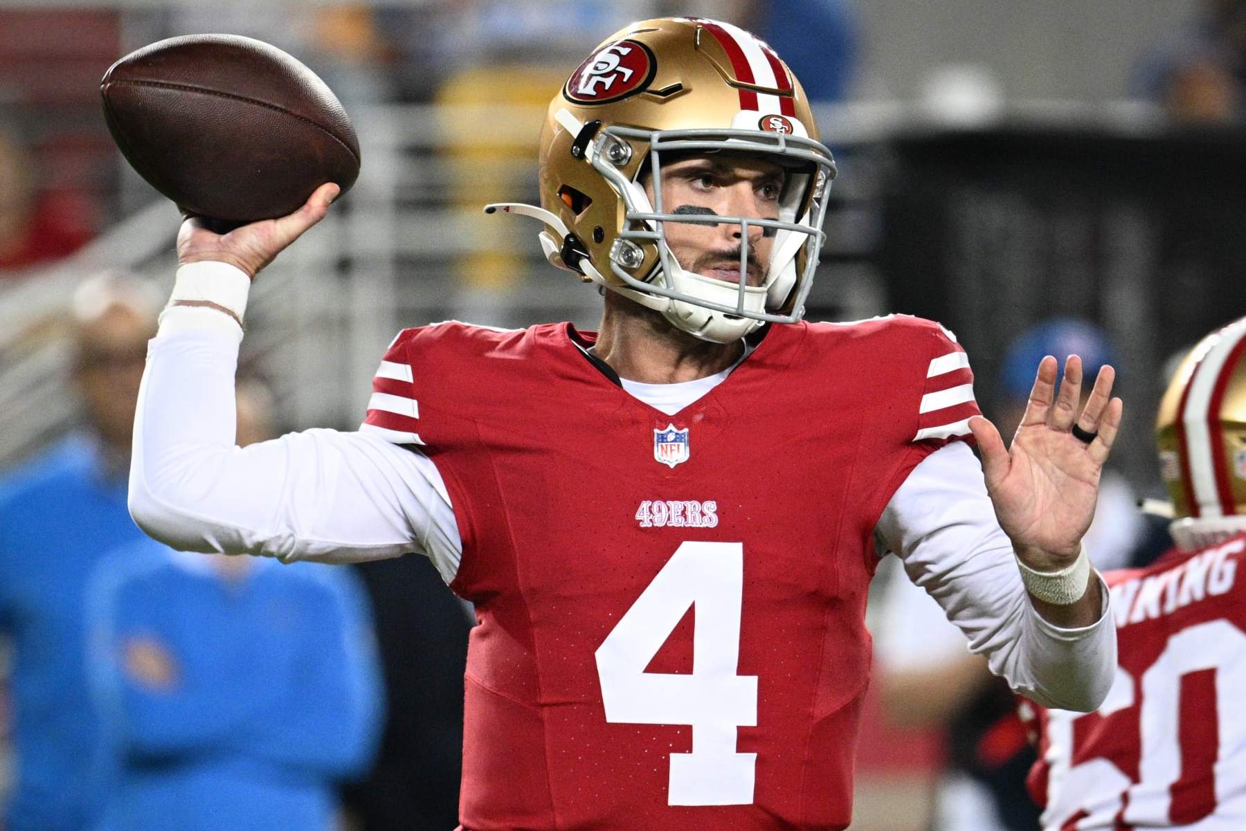 49ers' QB Trey Lance will start Sunday's preseason opener vs. Raiders, per  HC Kyle Shanahan. 49ers' QB Sam Darnold will play the second…