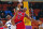INGLEWOOD, CA - OCTOBER 18: Ben Wallace #30 of the Washington Bullets blocks a shot against Danny Manning #15 of the Phoenix Suns on October 18, 1996 at the Great Western Forum in Inglewood, California. NOTE TO USER: User expressly acknowledges and agrees that, by downloading and or using this Photograph, user is consenting to the terms and conditions of the Getty Images License Agreement. Mandatory Copyright Notice: Copyright 1996 NBAE (Photo by Andrew D. Bernstein/NBAE via Getty Images)