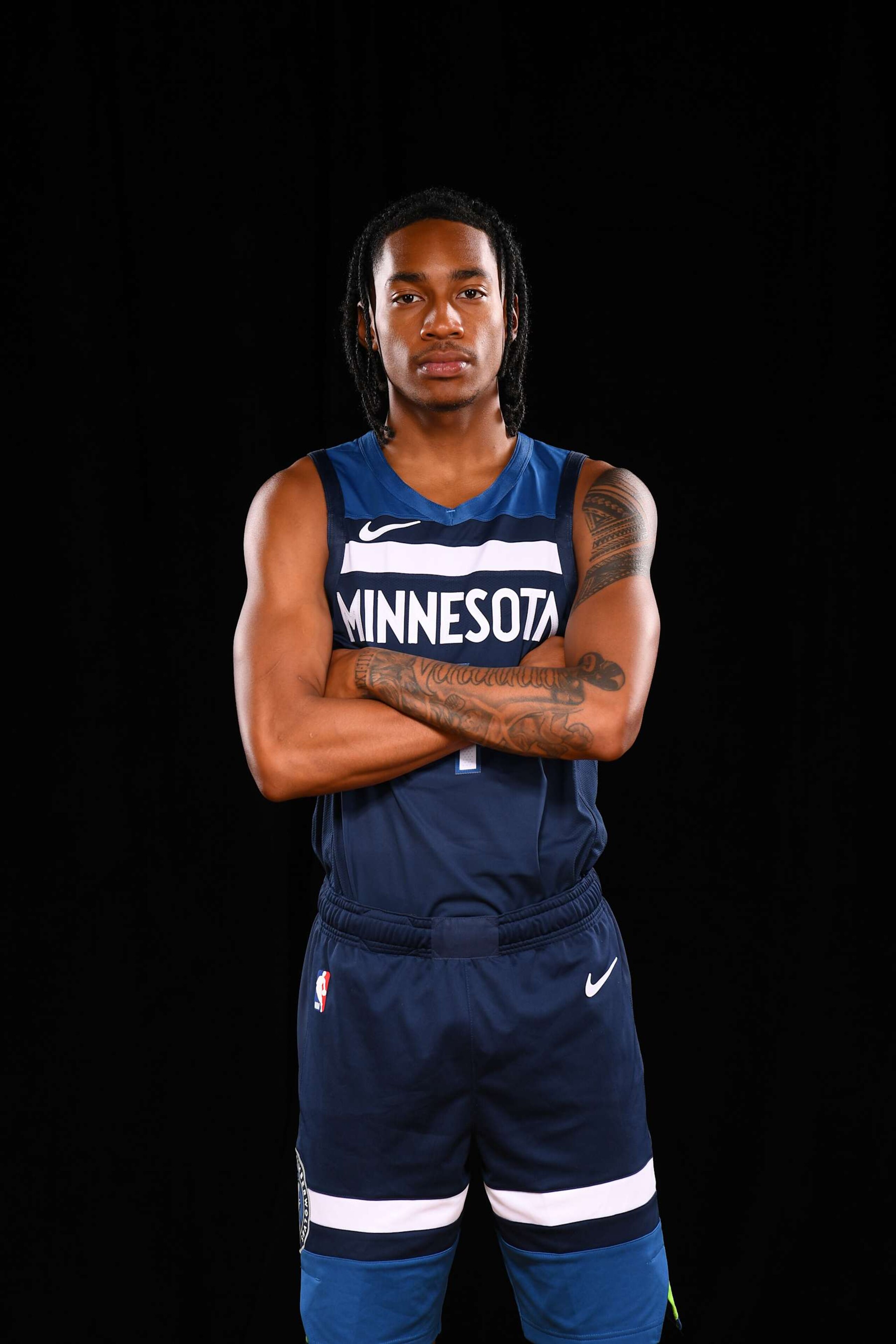 LAS VEGAS, NV - JULY 17: Rob Dillingham #4 of the Minnesota Timberwolves poses for a portrait during the 2024 NBA Rookie Photo Shoot on July 17, 2024 at the University of Nevada, Las Vegas campus in Las Vegas, Nevada. NOTE TO USER: User expressly acknowledges and agrees that, by downloading and/or using this Photograph, user is consenting to the terms and conditions of the Getty Images License Agreement. Mandatory Copyright Notice: Copyright 2024 NBAE (Photo by Brian Babineau/NBAE via Getty Images) LAS VEGAS, NV - JULY 17: Rob Dillingham #4 of the Minnesota Timberwolves poses for a portrait during the 2024 NBA Rookie Photo Shoot on July 17, 2024 at the University of Nevada, Las Vegas campus in Las Vegas, Nevada. NOTE TO USER: User expressly acknowledges and agrees that, by downloading and/or using this Photograph, user is consenting to the terms and conditions of the Getty Images License Agreement. Mandatory Copyright Notice: Copyright 2024 NBAE (Photo by Brian Babineau/NBAE via Getty Images)