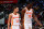 ATLANTA, GA - FEBRUARY 3: Trae Young #11 and Clint Capela #15 of the Atlanta Hawks look on during the game against the Golden State Warriors on February 3, 2024 at State Farm Arena in Atlanta, Georgia. NOTE TO USER: User expressly acknowledges and agrees that, by downloading and/or using this Photograph, user is consenting to the terms and conditions of the Getty Images License Agreement. Mandatory Copyright Notice: Copyright 2024 NBAE (Photo by Scott Cunningham/NBAE via Getty Images)