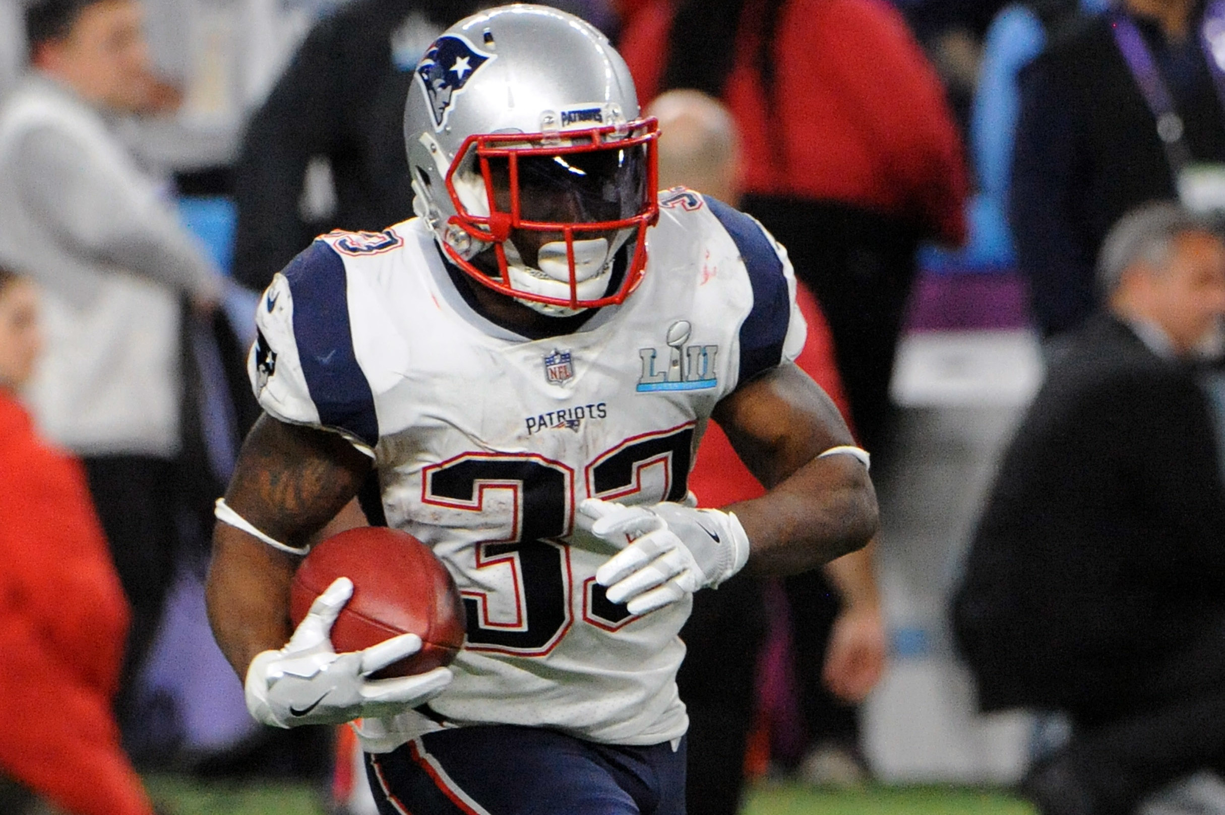 Dion Lewis New England Patriots Navy Super Bowl LI Bound Game