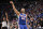 PHILADELPHIA, PA - APRIL 17: Nicolas Batum #40 of the Philadelphia 76ers shoots a three point basket against the Miami Heat during the 2024 NBA Play-In Tournament on April 17, 2024 at the Wells Fargo Center in Philadelphia, Pennsylvania NOTE TO USER: User expressly acknowledges and agrees that, by downloading and/or using this Photograph, user is consenting to the terms and conditions of the Getty Images License Agreement. Mandatory Copyright Notice: Copyright 2024 NBAE (Photo by David Dow/NBAE via Getty Images)