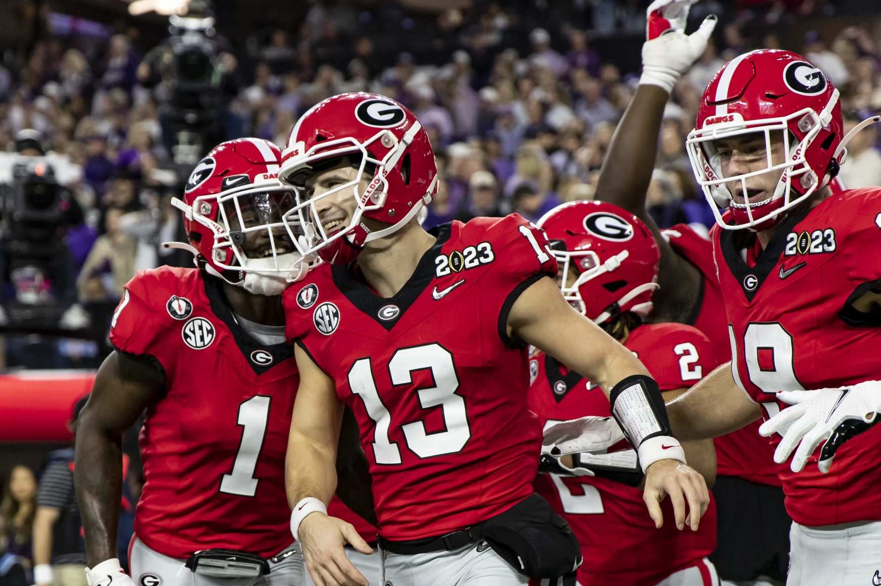 Photos: Georgia beats TCU to win second straight national championship -  The Athletic