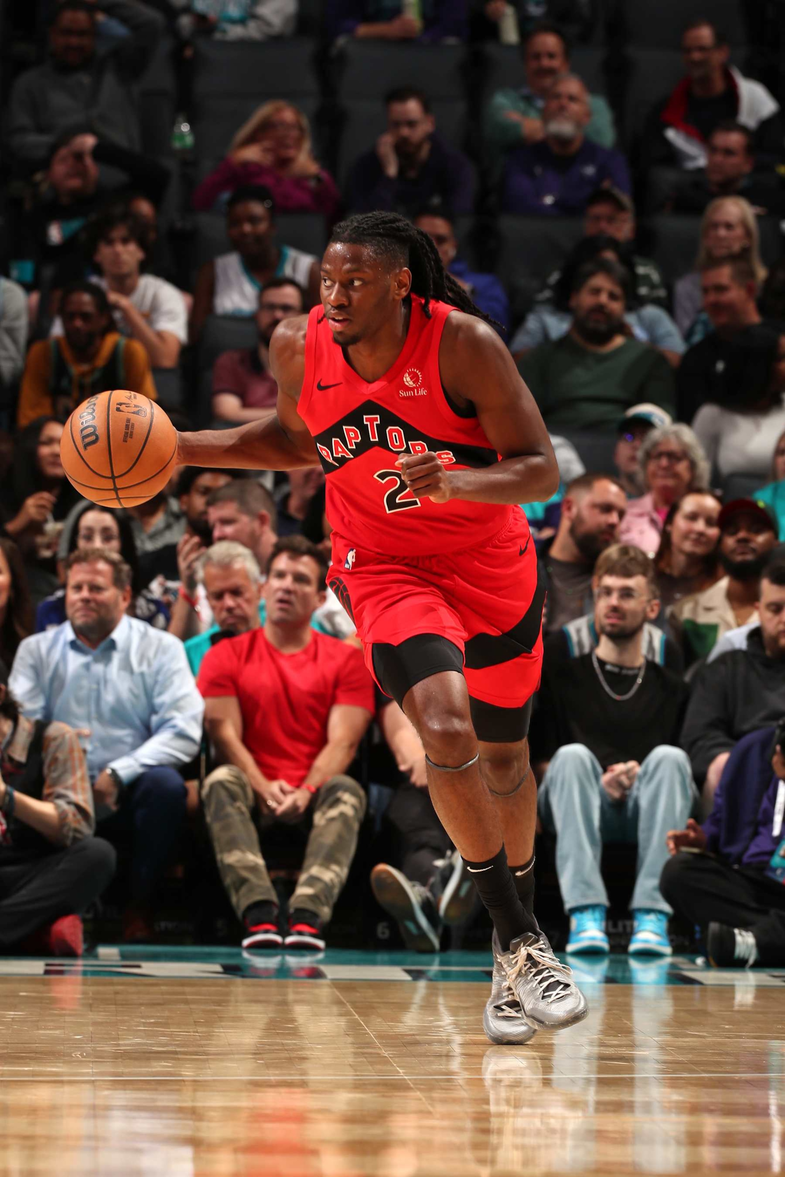 Raptors forward Jonathan Mogbo