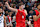 PORTLAND, OR - NOVEMBER 12: Donovan Clingan #23 of the Portland Trail Blazers celebrates during the game against the Minnesota Timberwolves during the Emirates NBA Cup game on November 12, 2024 at the Moda Center Arena in Portland, Oregon. NOTE TO USER: User expressly acknowledges and agrees that, by downloading and or using this photograph, user is consenting to the terms and conditions of the Getty Images License Agreement. Mandatory Copyright Notice: Copyright 2024 NBAE (Photo by Cameron Browne/NBAE via Getty Images)