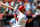 LOS ANGELES, CA - SEPTEMBER 27: Mike Napoli #44 of the Los Angeles Angels of Anaheim at bat during the game against the Oakland Athletics at Angel Stadium of Anaheim on September 27, 2009 in Anaheim, California. (Photo by Lisa Blumenfeld/Getty Images)
