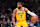 DENVER, CO - APRRIL 22: Gabe Vincent #7 of the Los Angeles Lakers dribbles the ball during the game against the Denver Nuggets during Round 1 Game 2 of the 2024 NBA Playoffs on April 22, 2024 at the Ball Arena in Denver, Colorado. NOTE TO USER: User expressly acknowledges and agrees that, by downloading and/or using this Photograph, user is consenting to the terms and conditions of the Getty Images License Agreement. Mandatory Copyright Notice: Copyright 2024 NBAE (Photo by Garrett Ellwood/NBAE via Getty Images)