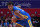 LAS VEGAS, NV - JULY 10: James Wiseman #33 of the Golden State Warriors looks to pass the ball against the San Antonio Spurs during the 2022 Las Vegas Summer League on July 10, 2022 at the Thomas & Mack Center in Las Vegas, Nevada NOTE TO USER: User expressly acknowledges and agrees that, by downloading and/or using this Photograph, user is consenting to the terms and conditions of the Getty Images License Agreement. Mandatory Copyright Notice: Copyright 2022 NBAE (Photo by Garrett Ellwood/NBAE via Getty Images)
