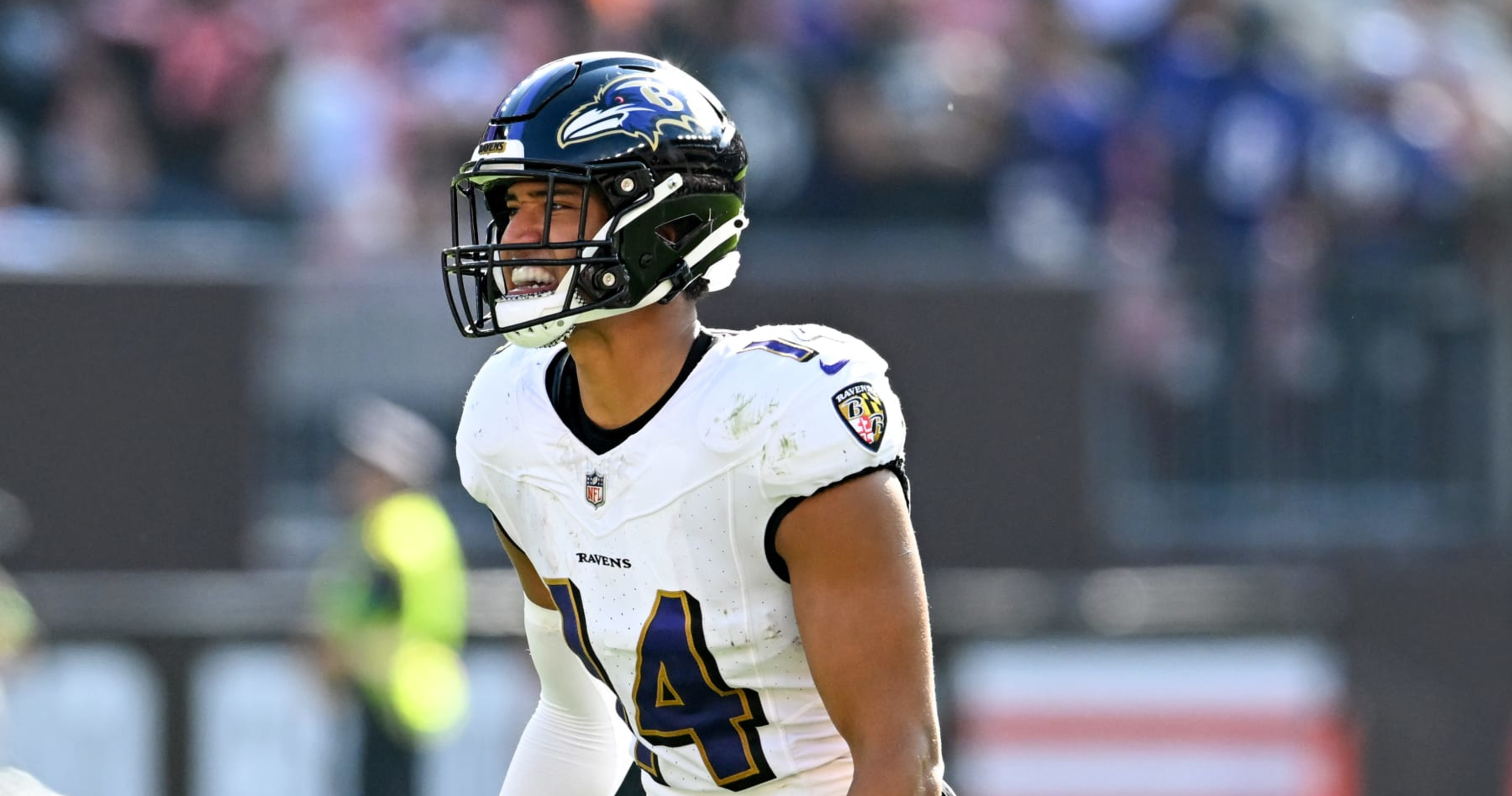 Ravens' Kyle Hamilton Ejected by Refs for Helmet-to-Helmet Hit on Titans' Chris Moore