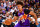 PHOENIX, AZ - OCTOBER 25: Cameron Johnson #23 of the Phoenix Suns drives to the basket during the game against the Golden State Warriors on October 25, 2022 at Footprint Center in Phoenix, Arizona. NOTE TO USER: User expressly acknowledges and agrees that, by downloading and or using this photograph, user is consenting to the terms and conditions of the Getty Images License Agreement. Mandatory Copyright Notice: Copyright 2022 NBAE (Photo by Barry Gossage/NBAE via Getty Images)