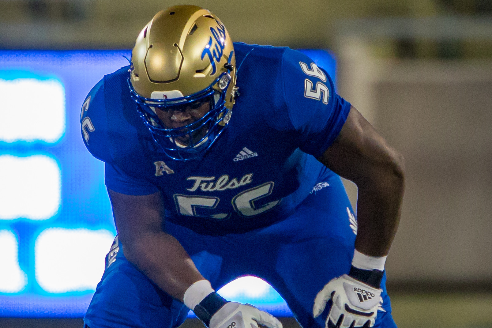 Tyler Smith Offensive Tackle Tulsa - Pro day Stats