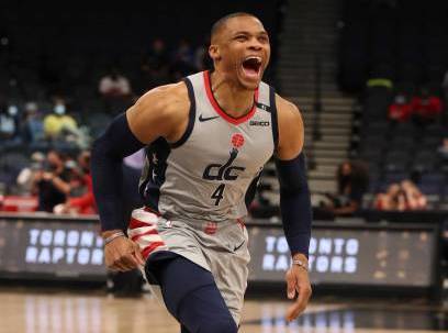 Russell Westbrook Records 180th Career Triple-Double in Wizards' Win vs. Raptors