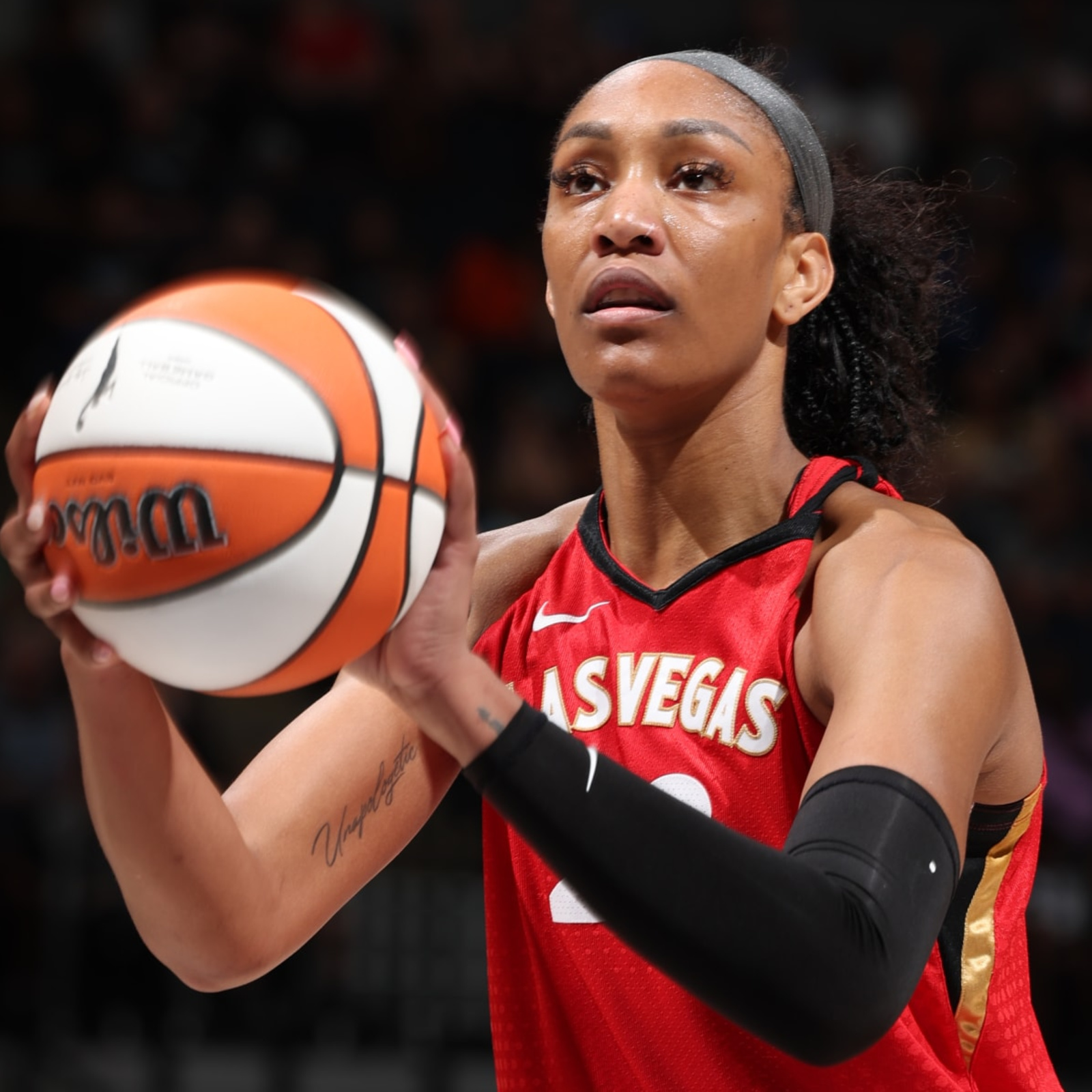 Las Vegas Aces star A'ja Wilson scores 53 points, ties WNBA single