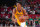 LAS VEGAS, NV - JULY 12:  Max Christie #10 of the Los Angeles Lakers handles the ball during the game  during the 2023 NBA Las Vegas Summer League on July 12, 2023 at the Thomas & Mack Center in Las Vegas, Nevada. NOTE TO USER: User expressly acknowledges and agrees that, by downloading and or using this Photograph, User is consenting to the terms and conditions of the Getty Images License Agreement. Mandatory Copyright Notice: Copyright 2023 NBAE (Photo by Garrett Ellwood/NBAE via Getty Images)