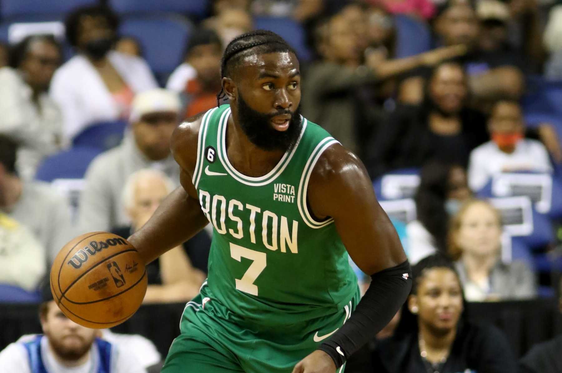Jaylen Brown Boston Celtics Game-Used #7 Green Jersey vs. Houston Rockets  on March 13, 2023 - Size 46+4