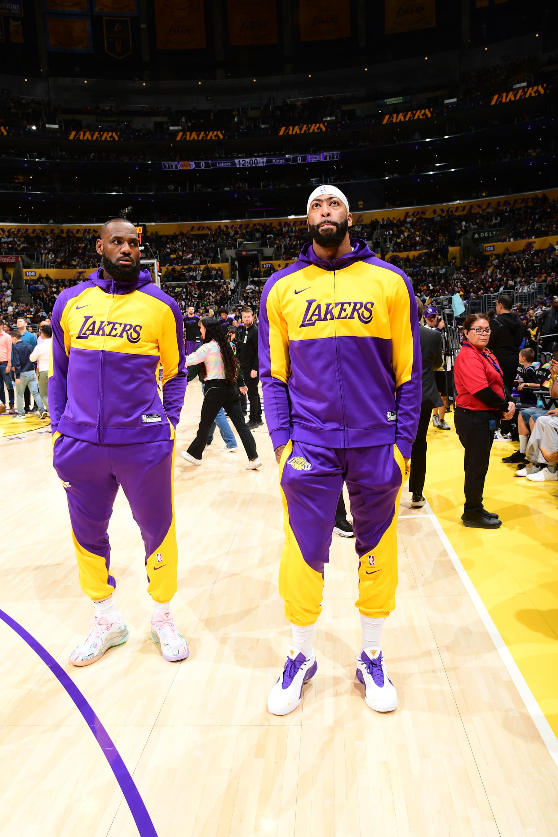 LeBron James and Anthony Davis