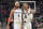 SAN ANTONIO, TX - NOVEMBER 03: Derrick White #4 and.  Dejounte Murray #5 of the San Antonio Spurs during the game against the Dallas Mavericks on November 3, 2021 at the AT&T Center in San Antonio, Texas. NOTE TO USER: User expressly acknowledges and agrees that, by downloading and or using this photograph, user is consenting to the terms and conditions of the Getty Images License Agreement. Mandatory Copyright Notice: Copyright 2021 NBAE (Photos by Logan Riely/NBAE via Getty Images)