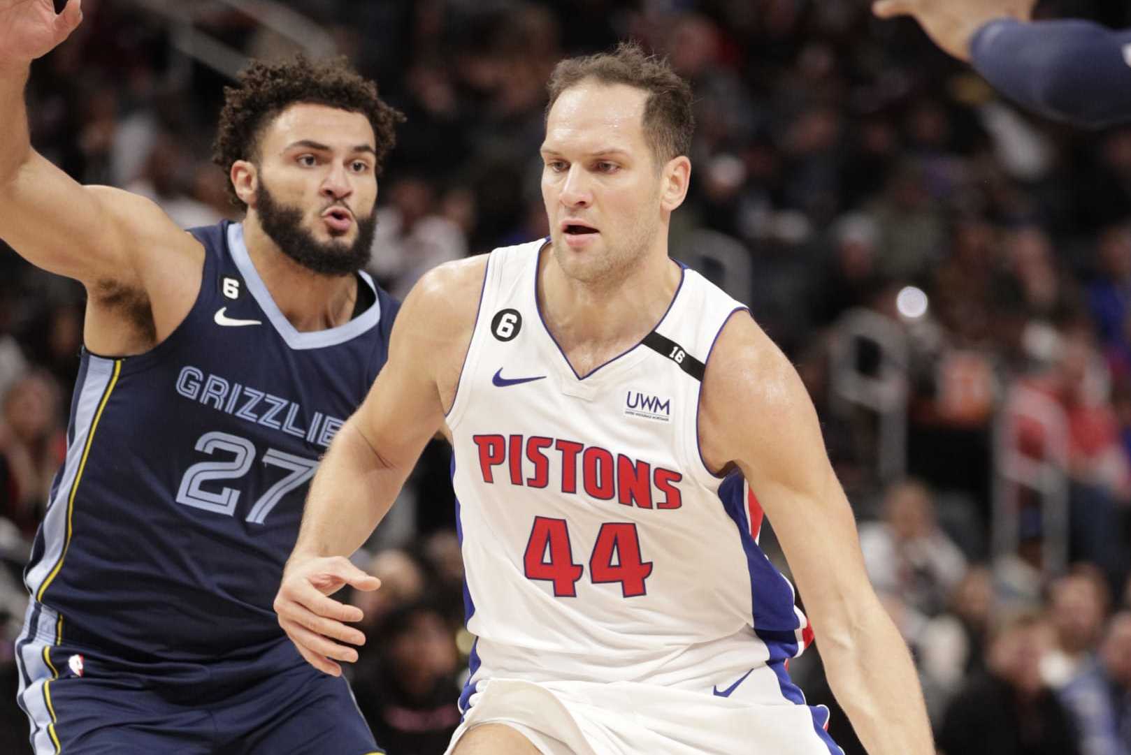 Pistons Talk on X: Bleacher Report suggested a mock trade for the Pistons  Detroit Pistons Receive: 2024 first-round pick (via Detroit Pistons), 2024  second-round pick (via Detroit Pistons), G/F Evan Fournier New