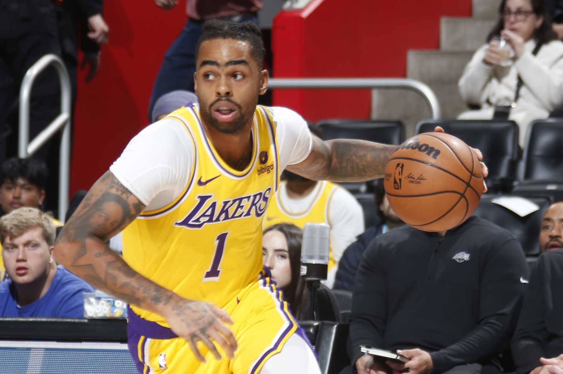 D’Angelo Russell stars as LeBron James, Lakers beat Pistons to thrill NBA fans