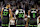 Rudy Gobert, Julius Randle and Anthony Edwards